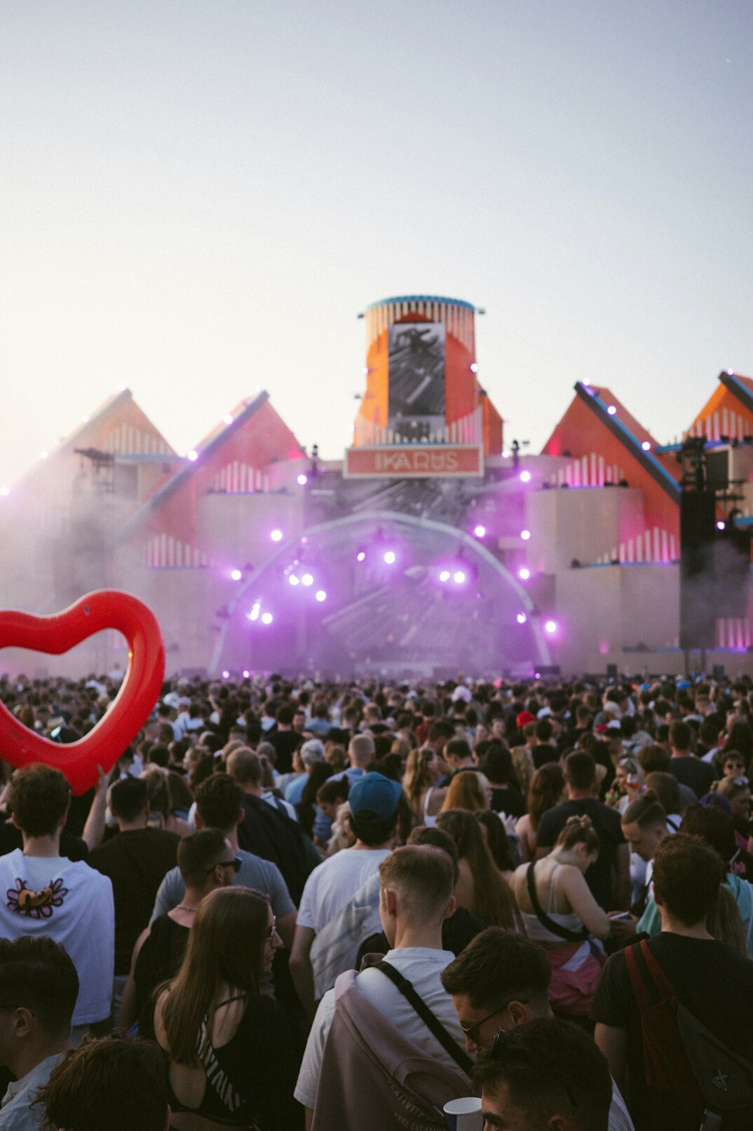crowd at outdoor music festival